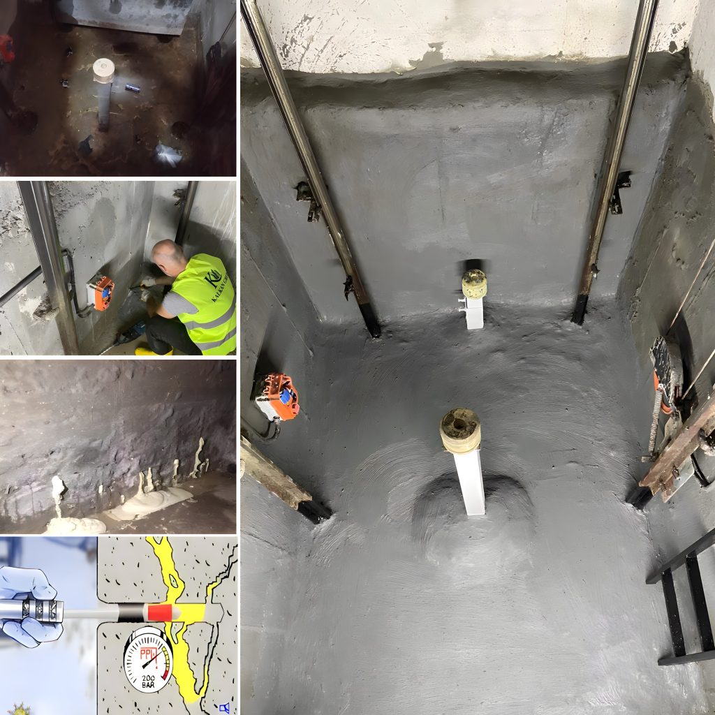 Asansör Kuyu Su Yalıtımı